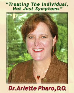 Dr. Arlette Pharo, D.O. is a Holistic physician who specializes in Integrative Medicine, a blend of Alternative and Conventional Medicine. Dr. Pharo's Awaken Health Programs include WOMEN'S HEALTH, Bioidentical Hormone Replacement Therapy; MEN'S HEALTH; NUTRITION; HEALTHY AGING; HEART HEALTH; INFUSION THERAPIES and more.